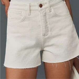Pilcro Off-White Jean Shorts